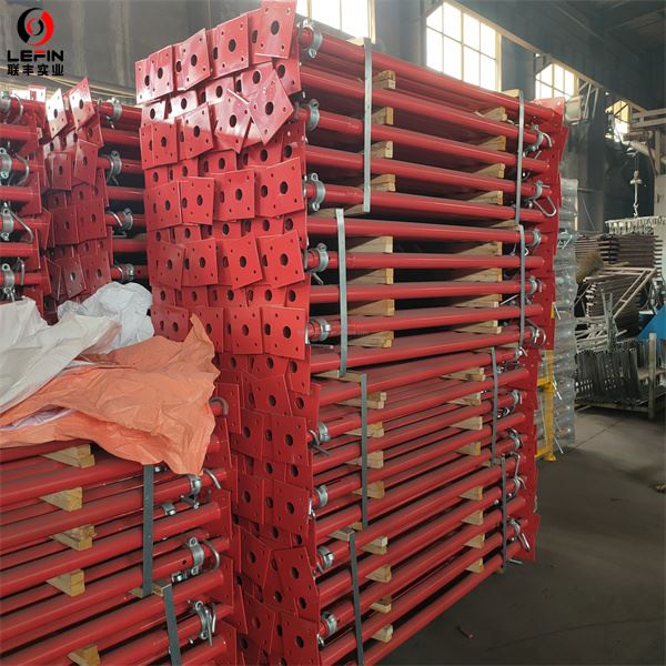Red Painted Steel Props